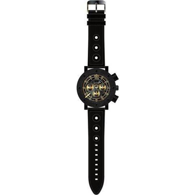 Accutime Batman Symbols Black Analog Watch