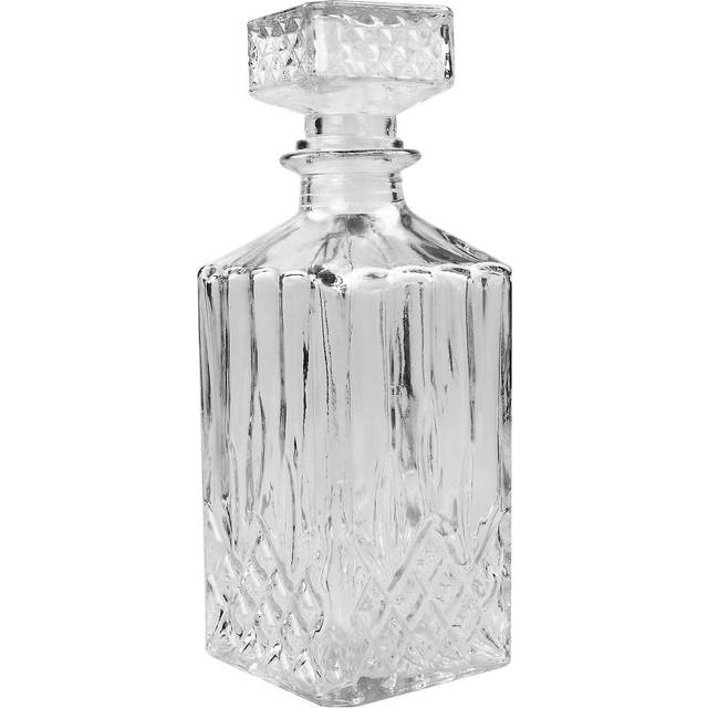 Alpina Glass Whiskey Decanter Liqueur 0.8Litre Decorative Drinks Jar