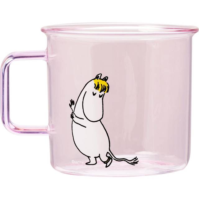 Muurla Snorkmaiden glasmugg 35 cl Rosa