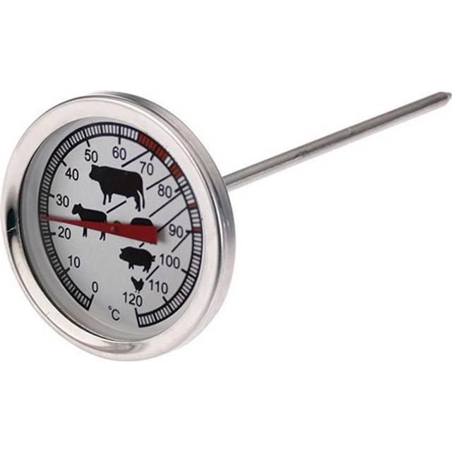 Westmark köttermometer, med symboler som underlättar avläsning, rostfritt stål, silver/vit, 12692270