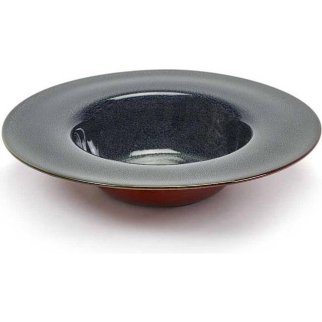 Serax Terres de Rêves djup tallrik 21,3 cm Dark blue-rust - Blå
