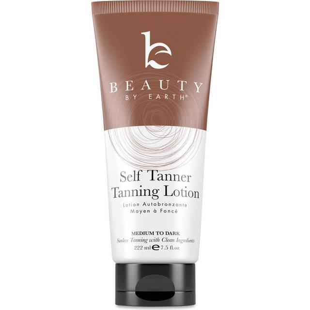 Beauty By Earth, Self Tanner Tanning Lotion, Medium to Dark, 7.5 fl oz (222 ml)