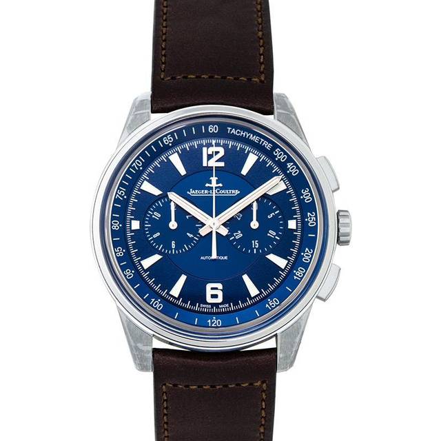 Jaeger-lecoultre Mens Stainless Steel Q9028480 Polaris Chronograph Stainless-steel and Leather Automatic Watch 42mm - stainless steel