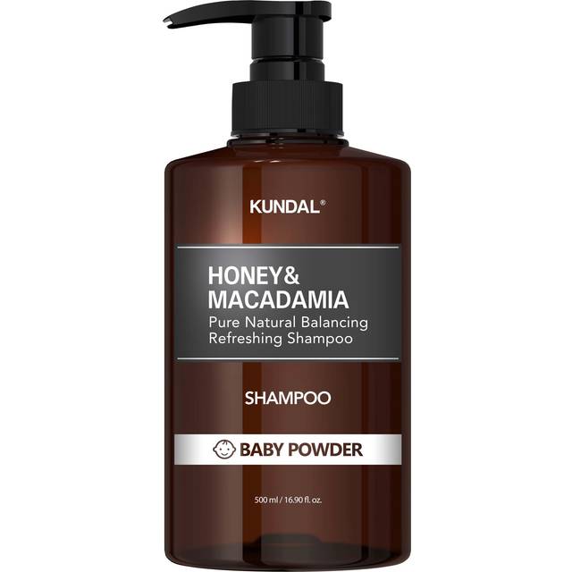 [KUNDAL] Honey & Macadamia Pure Natural Balancing Refreshing Shampoo 500ml (Baby Powder) / Hair care/pH Balanced