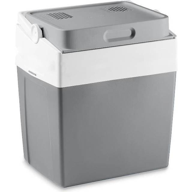 Mobicool MV27 kylbox, elektrisk, bärbar, grå, kapacitet 26 L, anslutning 12/230 V, kylning upp till 18 °C under rumstemperatur