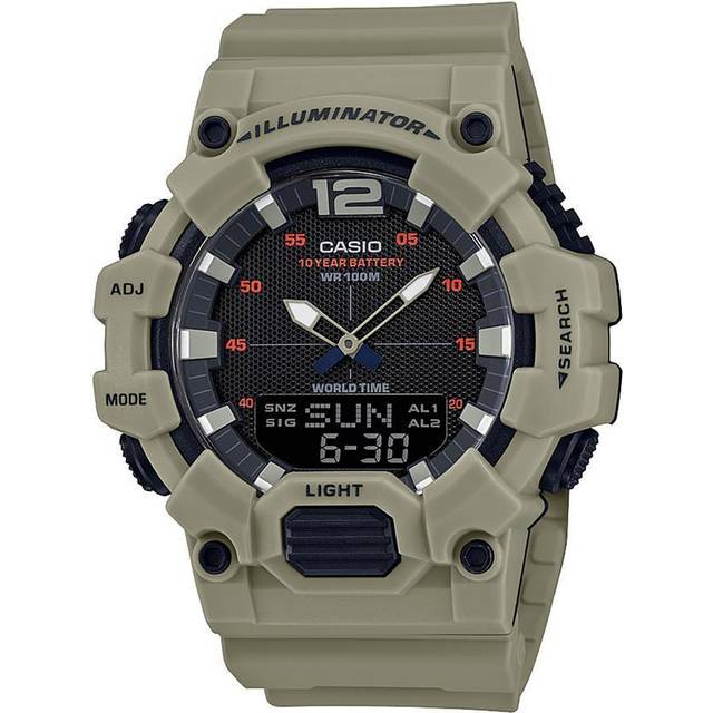 CASIO G-Shock Analog-Digital 'Green' HDC-700-3A3 - Brown - Free