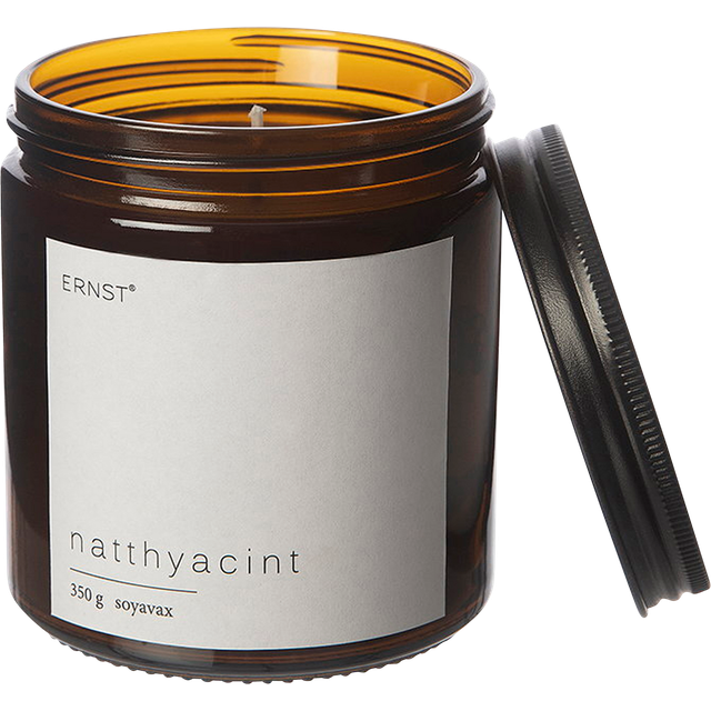 Ernst - Night Hyacinth Doftljus 200 g - Brun