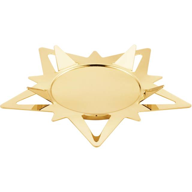 Georg Jensen Star Pillar Gold Fyrfadsstage 1.9cm