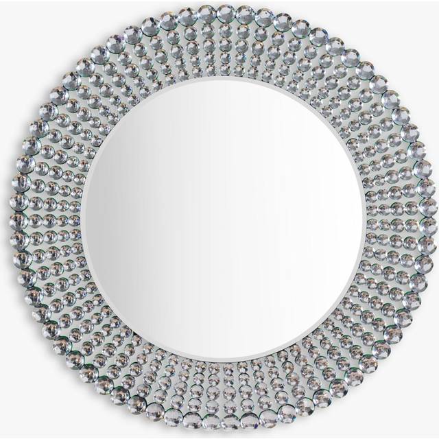 Gallery Direct Somers Round Mirror 900Mm, Silver