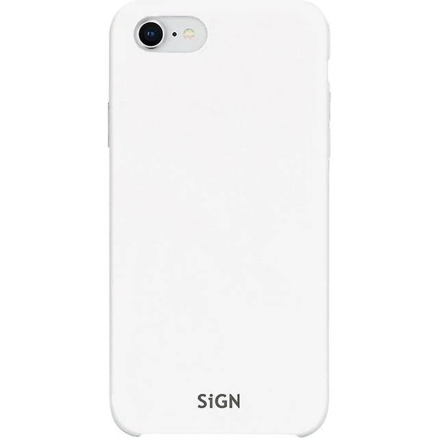 SiGN Liquid Silicone skal till iPhone 7 & 8/SE 2020/SE 2022 - Vit