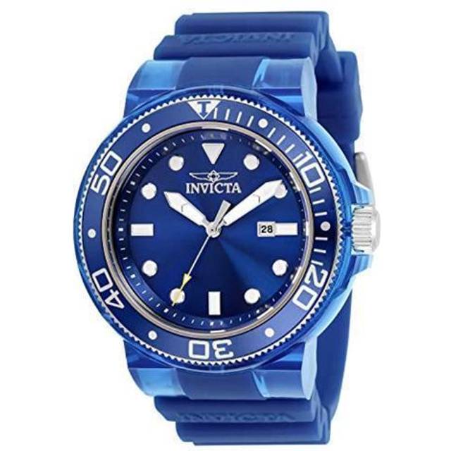 Invicta Herrklocka 32331 Blå/Gummi Ø51.5 mm