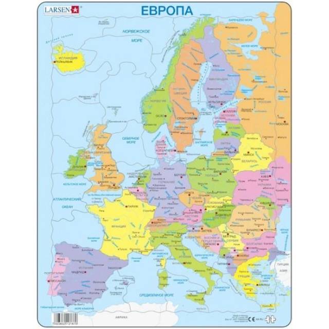Frame Puzzle - Europe (in Russian)
