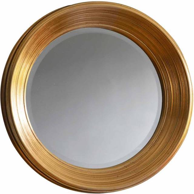 Gallery Direct Chaplin Round Mirror, 65cm, Gold