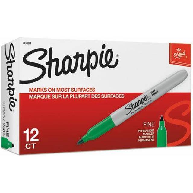 SANFORD L.P. MARKER SHARPIE FINE GRN (Set of 3)