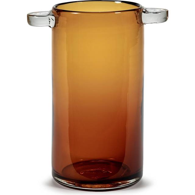 Serax Wind & Fire vas med öra 24 cm Amber - Orange