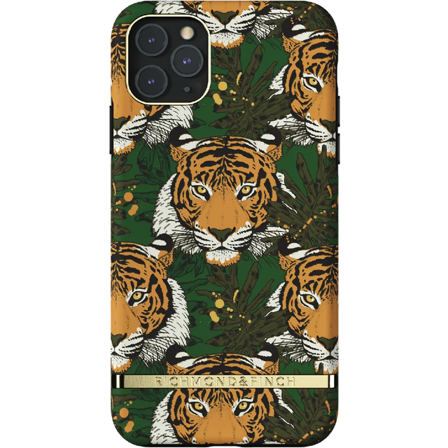Richmond & Finch Mobilskal - iPhone 11 Pro Max - Green Tiger - Richmond & Finch - One Size - Fodral