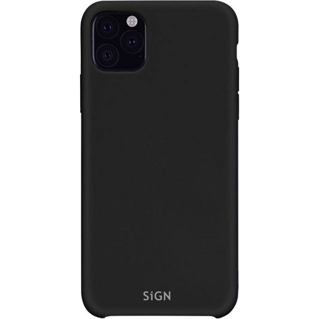SiGN Liquid Silicone skal till iPhone 11 Pro Max - Svart