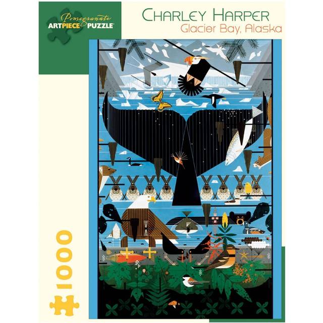 Charley Harper - Glacier Bay, Alaska Puzzle: 1000 Pcs
