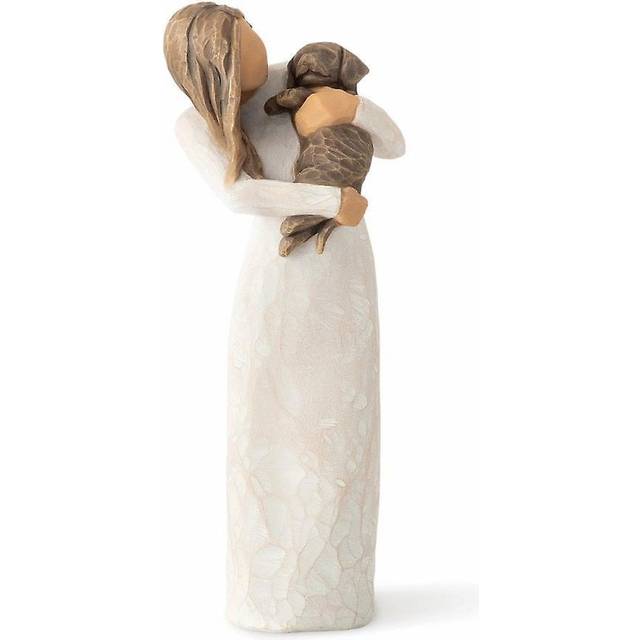 Willow tree adorable you figurine (dark dog)