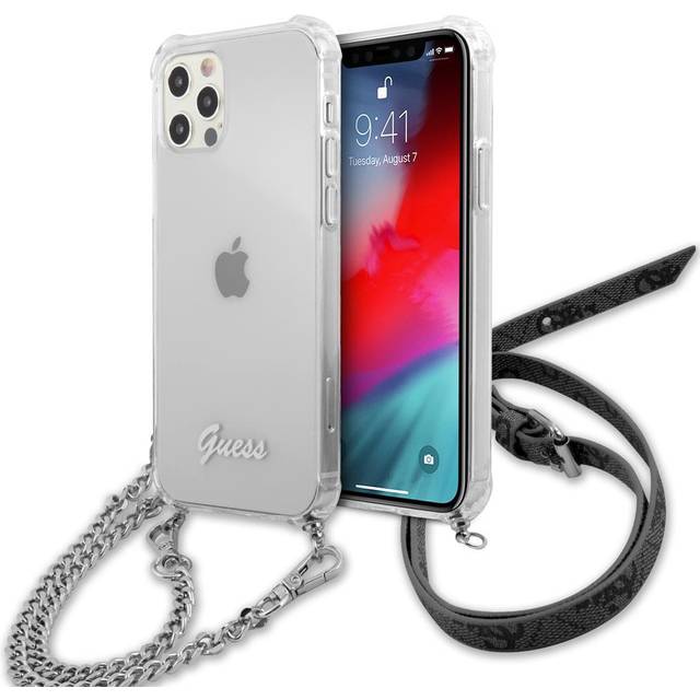 Guess iPhone 12 Pro Max Skal Silver Chain - Silver