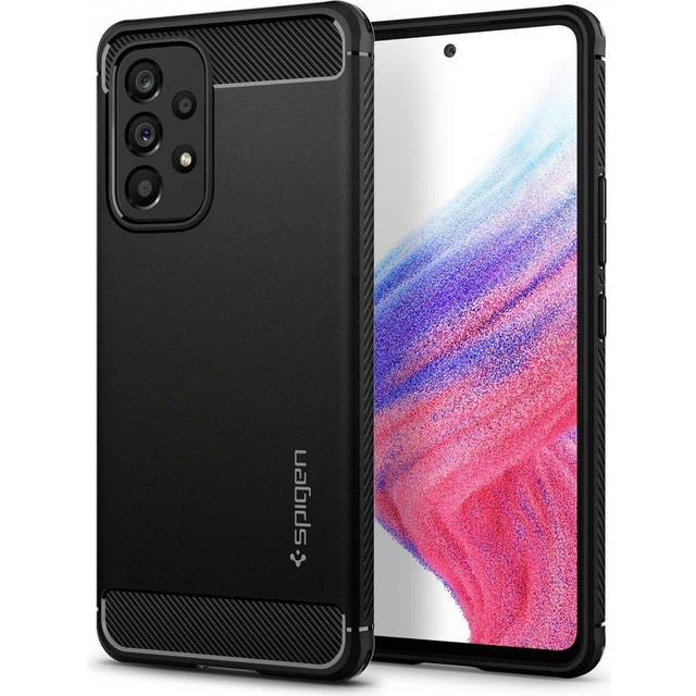 Spigen Rugged Armor Case Compatible with Samsung Galaxy A53 5G - Black