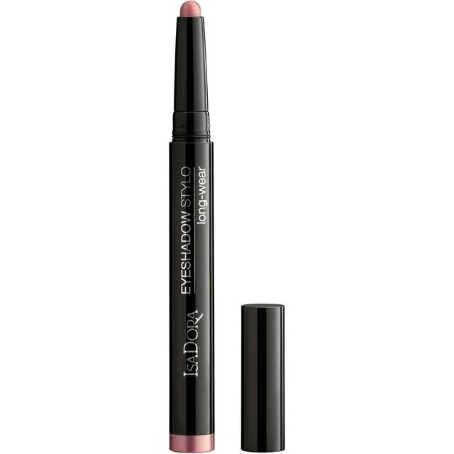 IsaDora ögonskuggspenna – allt-i-ett-ögonmakeup-penna som ögonskuggspenna eller eyeliner – vattentät ögonskuggspenna – vegansk – alternativ till paletten med kräm ögonskuggor – persika skimrande