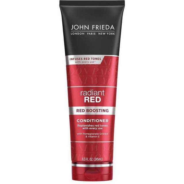 John Frieda Radiant Red Red Boosting Conditioner  8.3 Ounce Daily Conditioner  with Pomegranate and Vitamin E  Helps Replenish Red Hair Tones