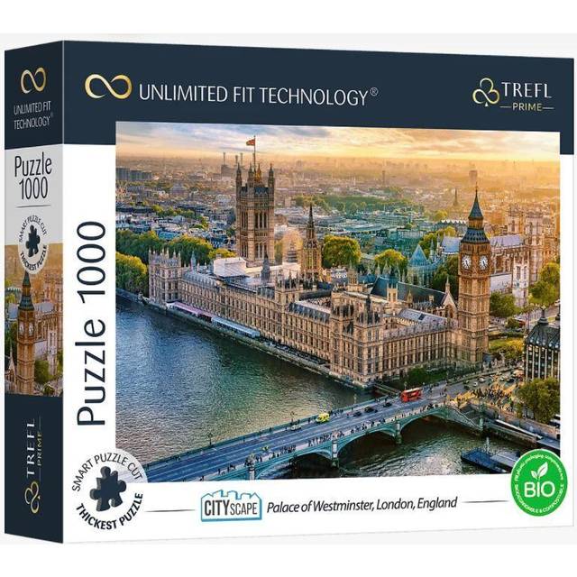 Trefl Palace of Westminster Puzzle - 1000 Pieces - Multi - Yellow