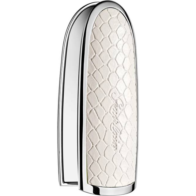 Guerlain rouge double mirror lipstick case cover simply white