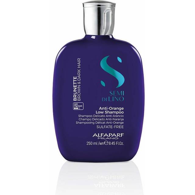 Alfaparf Milano Semi di Lino Brunette Toningsschampo neutraliserar mässingstoner 250 ml