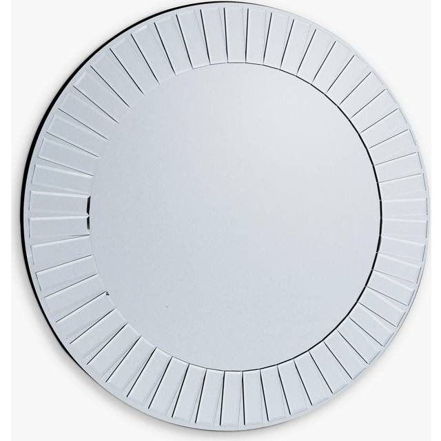 Mondello 90cm Medium Round Wall Mirror - Silver