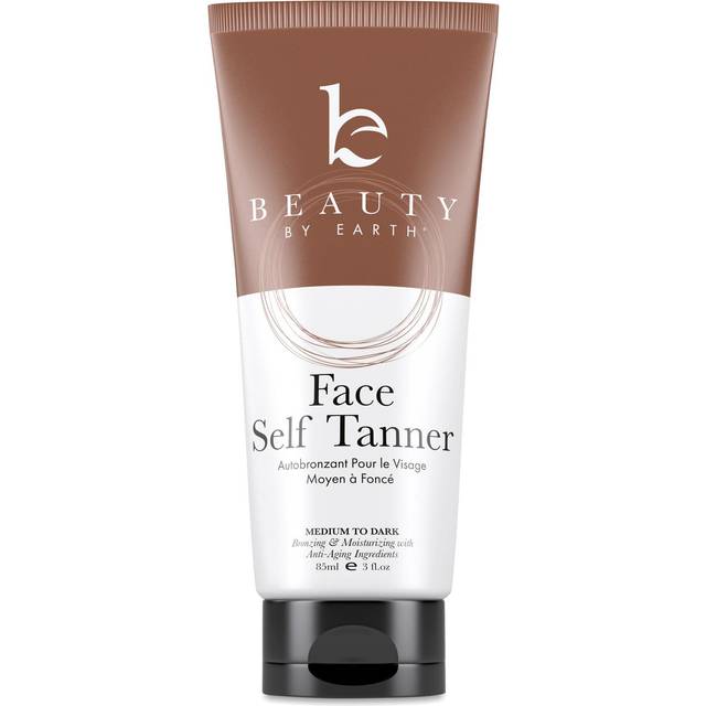 Beauty By Earth, Face Self Tanner, Medium to Dark, 3 fl oz (85 ml)