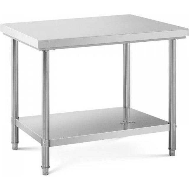 Stainless Steel Work Table - 100 x 70 cm - 120 kg capacity - Royal Catering RC-10070SS