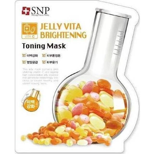 SNP SNP SNP_Jelly Vita Brightening Toning Mask brightening sheet mask with vitamin C 30ml