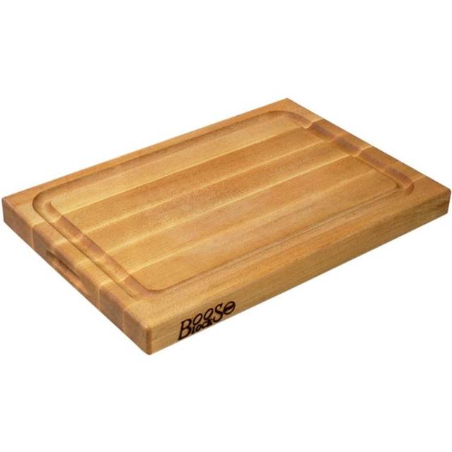 Boos Blocks Pro Chef-Groove Cutting Board 46x31x4 cm with Juice Groove - Maple Wood