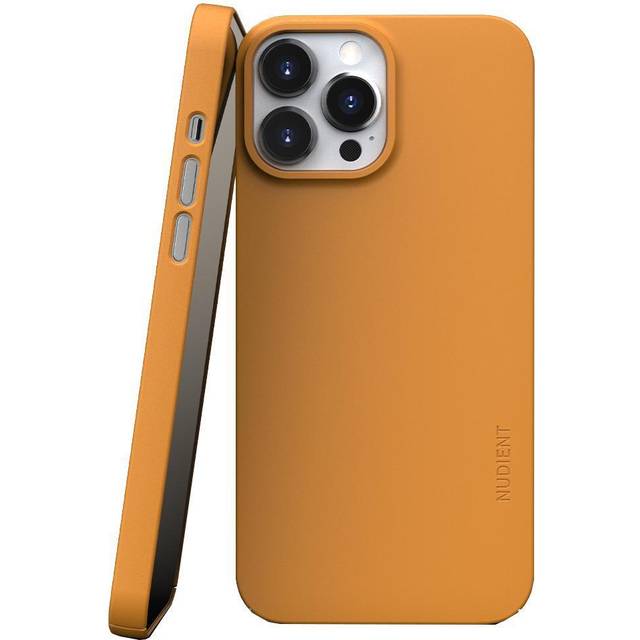 Nudient Thin Precise V3 iPhone 13 Pro Max Cover, Saffron Yellow