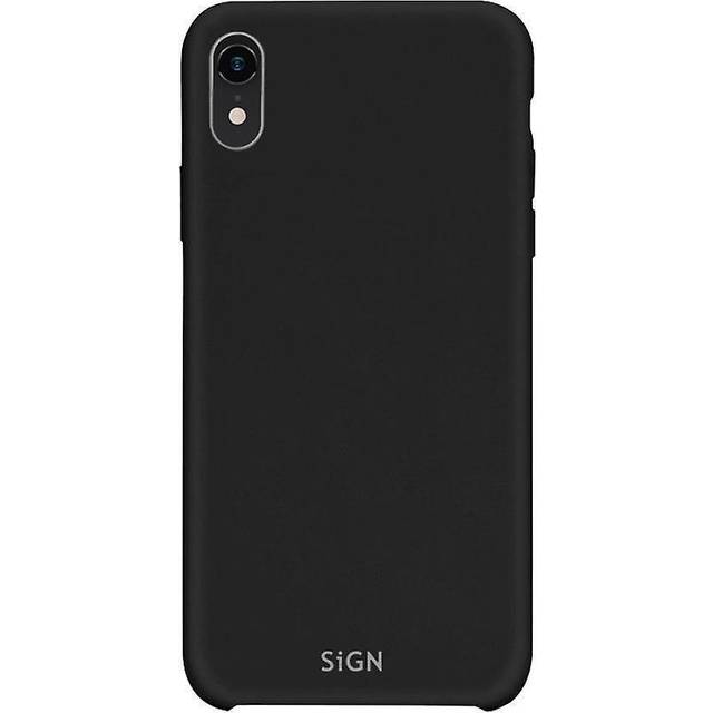 SiGN iPhone XR Skal Liquid Silicone - Svart