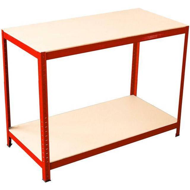 Metal Garage Workbench - Red - One Size