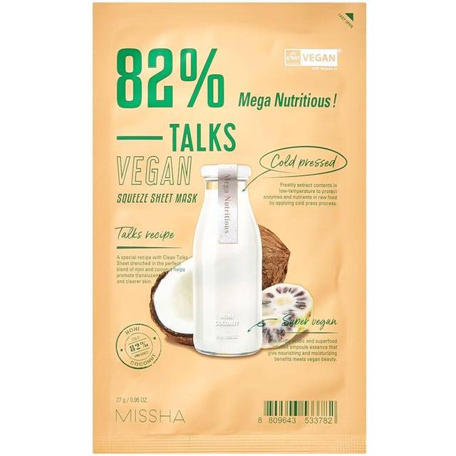 Missha Talks Vegan Squeeze Sheet Mask Mega Nutritious