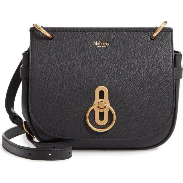Small amberley satchel black small classic grain