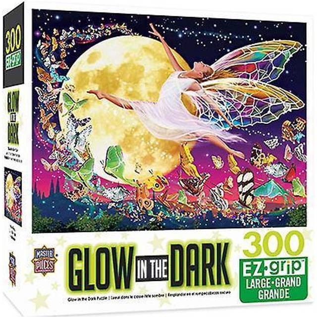 MasterPieces Glow in the Dark Moon Fairy Large EZ Grip Jigsaw Puzzle by Garry Walton 300 Piece