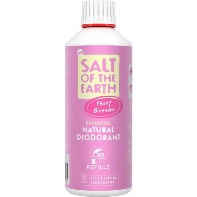- Natural Deodorant Spray Refill - 100% Natural Origin Ingredients - Vegan, Long Lasting Protection, Leaping Bunny Approved, Made in the UK - Peony