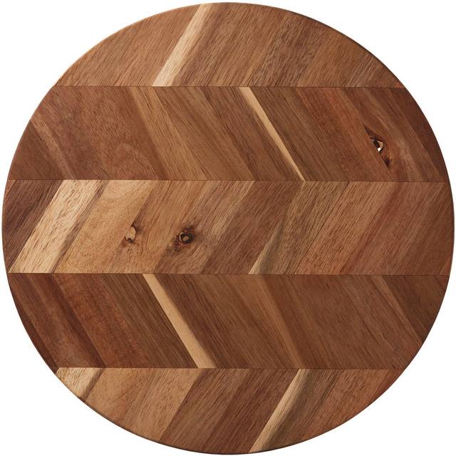 Aida Herringbone cutting board Ø28 cm Acacia