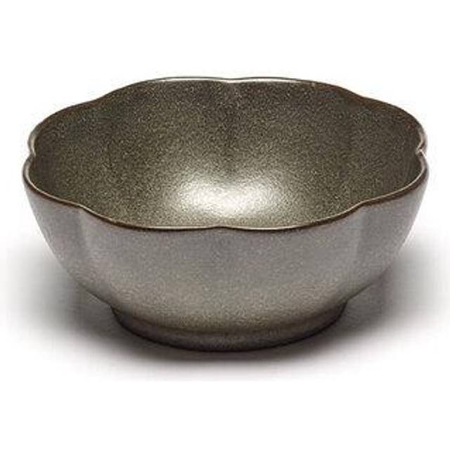 Serax Inku räfflad skål XL Ø15 cm Green - Grön