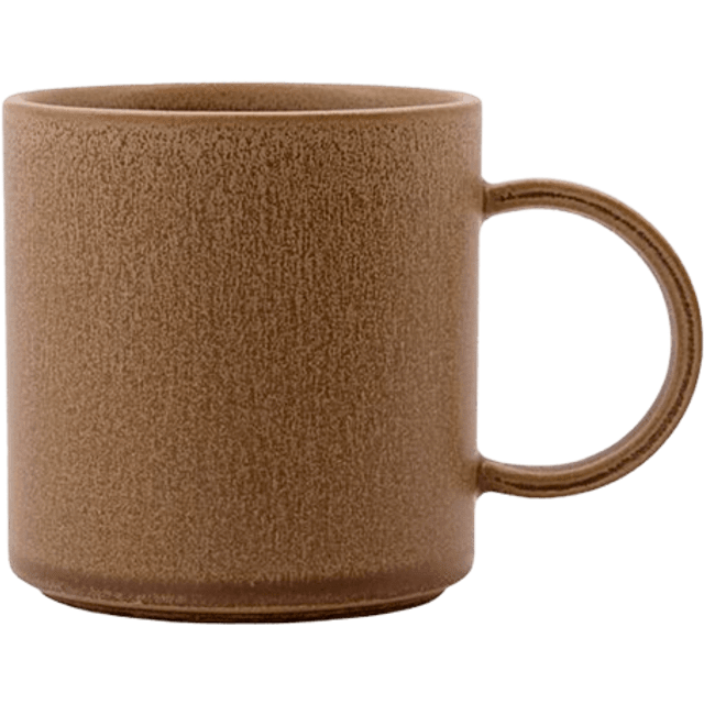 House doctor - Krus - Cara - Mugg - Camel - l: 12.5 cm, w: 8.5 cm, h: 9 cm