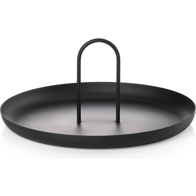 Zone Denmark Singles tray with handle Ø20 cm Black