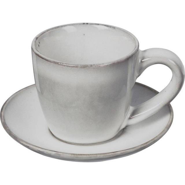 Broste Copenhagen Nordic Sand espresso cup with saucer 5 cl