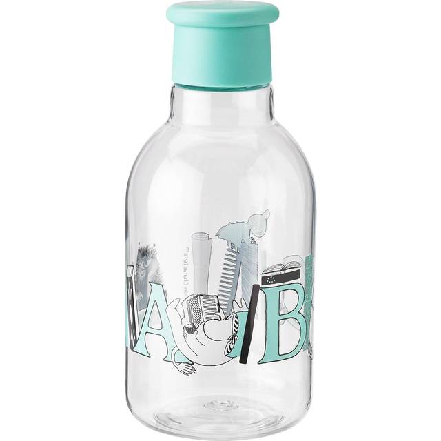 RIG-TIG - DRINK-IT drinking bottle - Dricksflaska för barn - Turqouise - W: 8 x H: 17,5 x L: 8 cm / 0,5 L