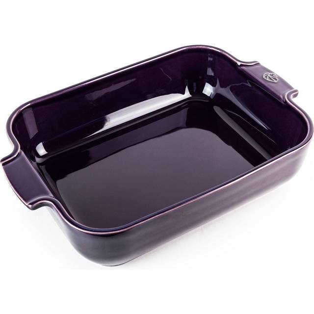 Peugeot Appolia ceramic dish 22x32 cm Eggplant