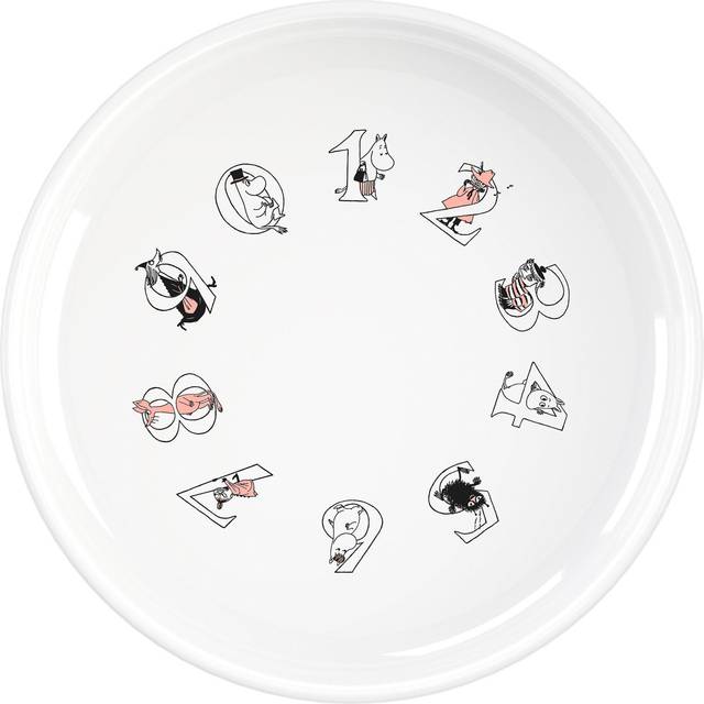 RIG-TIG Moomin ABC deep plate Ø15 cm Salmon